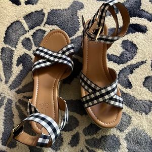 gingham wedges